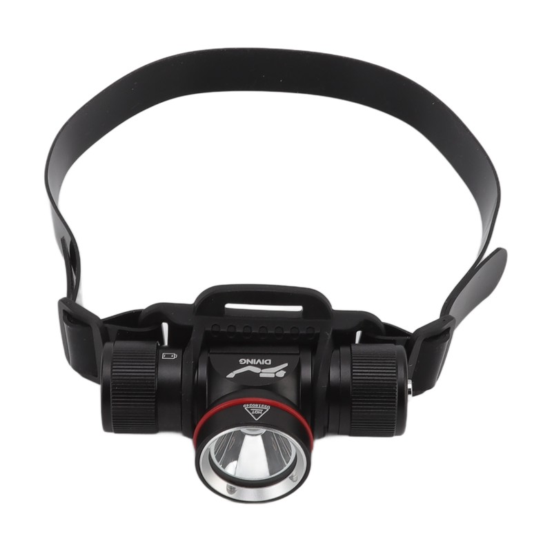 Diving Headlamp 1500LM Yellow Light LED Diving Head Lamp IPX8