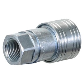 MyTractor Quick Release Hydraulic Coupler Female 1/2'' Body x 1/2'' BSP Female Thread fits