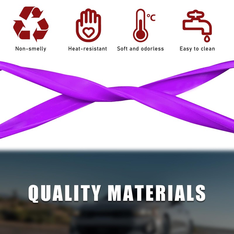 Ohleats Car Rear View Mirror Protector Frame, Silicone Auto Rearview