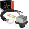 A-Premium HVAC Blower Motor Resistor with Wire Harness Kit Compatible