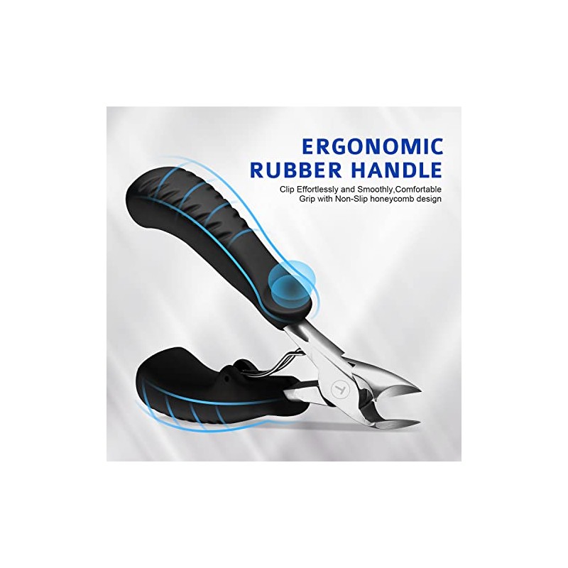 Toenail Clippers for Thick Nails, Kaasage Podiatrist Nail Clippers with