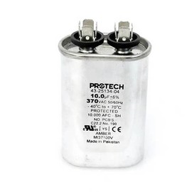 43-20847-09 -Rheem OEM Oval Replacement Run Capacitor 10 UF/MFD 370 Volt