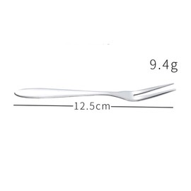 GOBOOMAN Fruit Forks Salad 12pcs 304 Stainless Steel Tasting Appetizer Forks Cocktail Forks 12.5cm with Recyclable Box