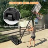 Yohood Basketball Hoop Outdoor 10ft Adjustable, Portable Basketball Hoop Goal