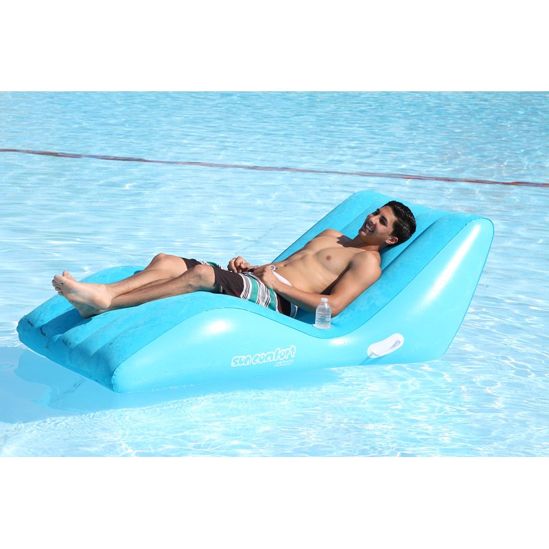 Airhead SUN COMFORT COOL SUEDE Zero Gravity Lounge, Sapphire