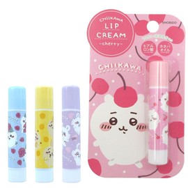 Shobido Chiikawa Lip Balm, Rabbit, Lemon Scent, 467178, Twitter LINE Stamp, Small and Cute