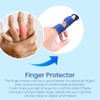3 Pcs Finger Splints, Adjustable Trigger Finger Splint Breathable Finger