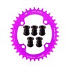Jgbike ラウンドオーバルチェーンリング 104mm BCD chainring 30T 32T 34T 36T 38T