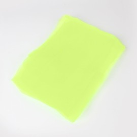 Larcele 12 Pieces Square Dance Juggling Scarves for Children Girls Party Activities Accessories Decoration WDSJ-02 (Fluorescent Green)