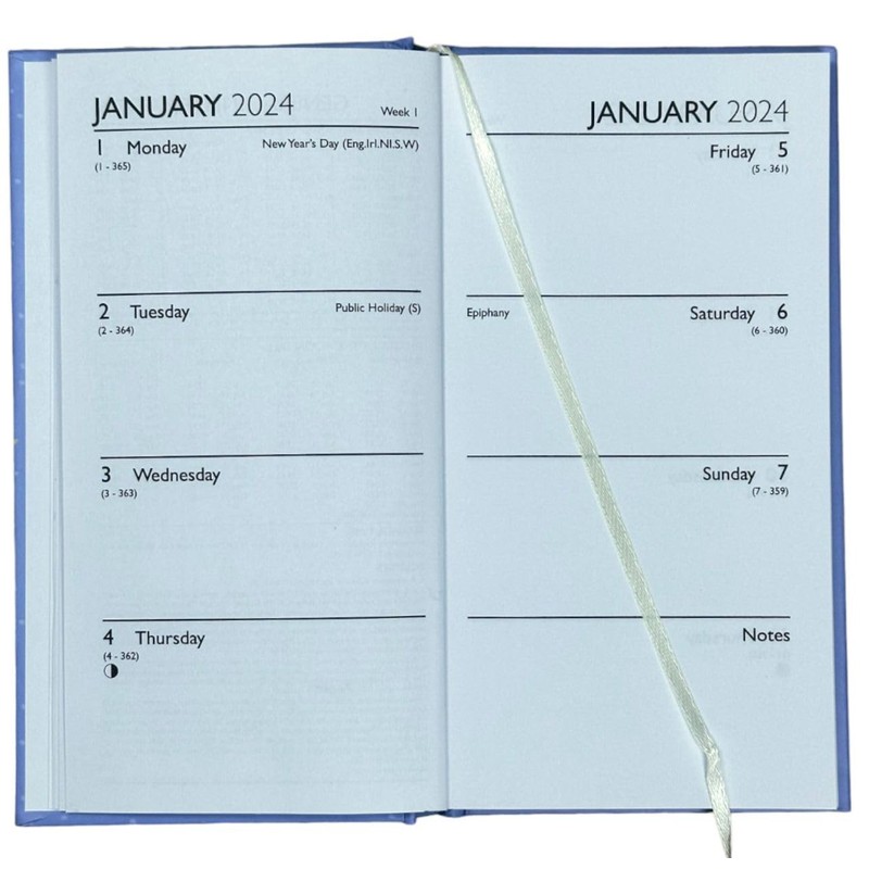 2025 Week To View Diary Slim Diary And Fashion Diary