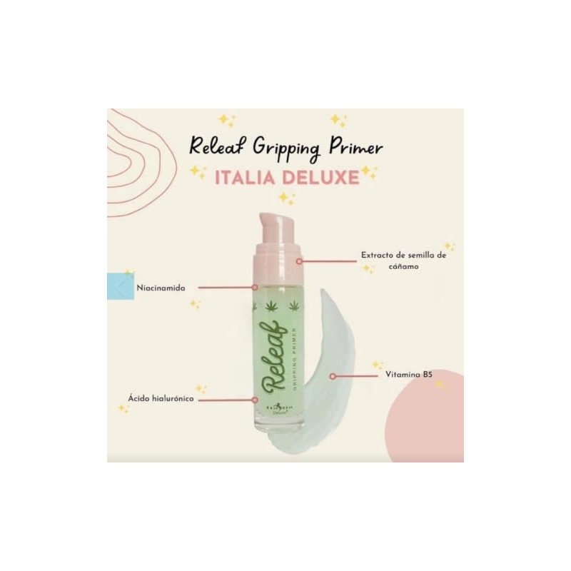 Primer en Gel Releaf con Acido Hialuronico Italia Deluxe