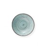 BRANDANI 55975 Serendipity Turquoise Stoneware Soup Plate, Multi-Colour