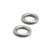 TUNUKE Solid Ring Split Ring Value Fishing (#5, Solid Ring)