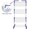 Bigzzia Clothes Drying Rack, Folding Stainless Steel Drying Rack Clothing