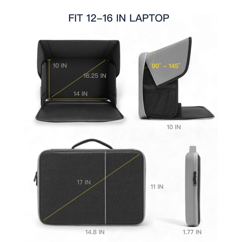 Laptop Sun Shade, Fits 13-16 inch Laptop, UV-Heat Reflective &