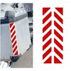 2pcs Reflective STICKERS for Touratech Motorcycle Aluminium Panniers (Red 030)