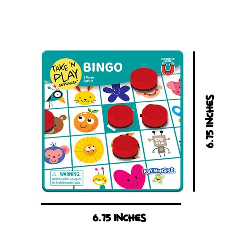 PlayMonster Take N Play Anywhere Bingo - Magnetic Pieces in