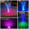 LanAqua Floating Pool Fountain with Underwater Light Show,Pool Water Fountain