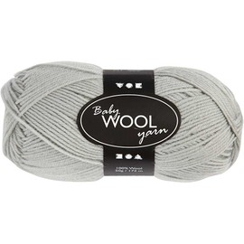 Baby Yarn, L, 172 m, grigio chiaro, NM 14/4, 50 g