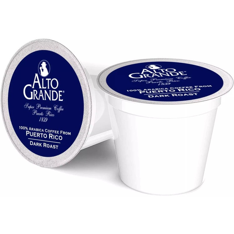 Alto Grande Ground Dark Roast Arabica Coffee Single-Serve For Keurig