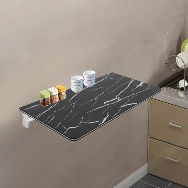 OCASAMI Folding Wall Desk, Wall-mounted Folding Table, Wall Mounted Folding