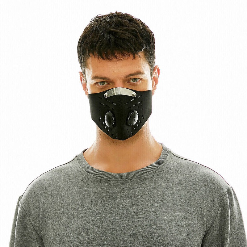 Dust Haze Prevention Activated Carbon Filter Layer Masks Washable Reusable
