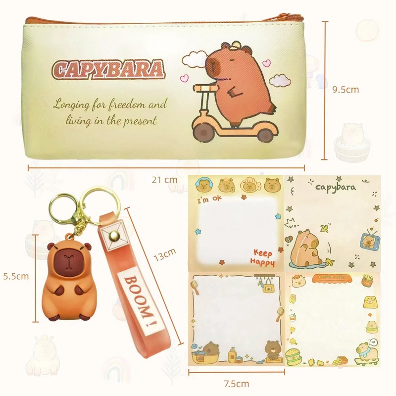 Joylio Capybara Stationery Set – Cute stationery set include capybara