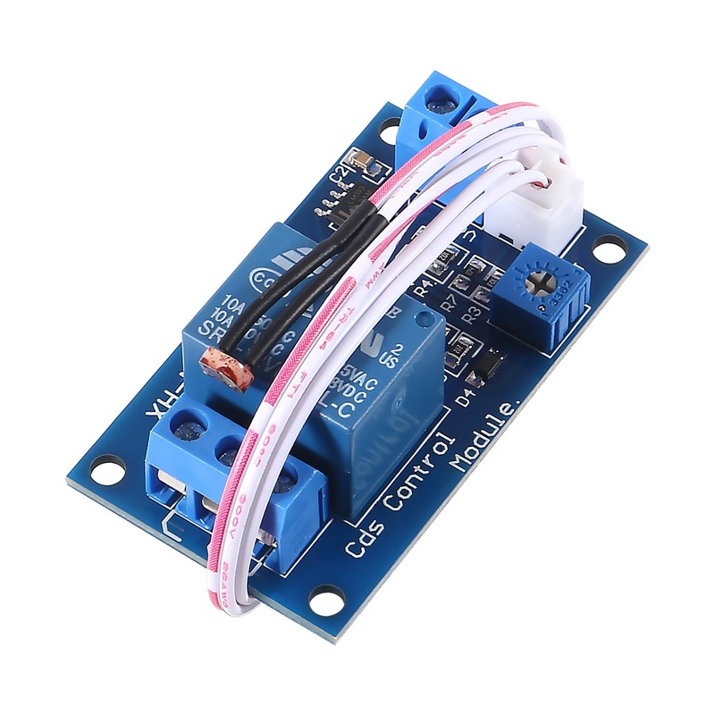 Alinan 6pcs XH-M131 DC 12V 10A Photoresistor Relay Module, Light