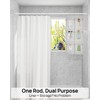 ALLZONE Shower Curtain Rod Tension No Drill, 42-83 Inches,Heavy Duty