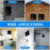 2 Pcs 12" x 12" Gable Vents for House Aluminum