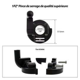 1PZ FR7-BS1 22mm Throttle Cable Rotatable Replacement for Coleman CT200U Trail 200 MOTOVOX MBX10 MBX11 Warrior MB165 MB200 5.5HP 6.5HP 50cc 125cc ATV Doodlebug Mini Dirt Bike