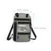 Mipcase Travel Neck Wallet Blocking Passport Holder Neck Pouch with