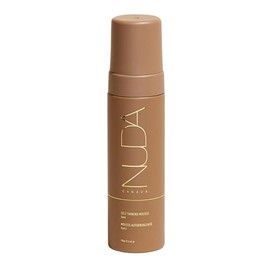 Nuda Canada Nuda Self Tanning Mousse | Lightweight Sunless Tanning Lotion | Cruelty Free Body Self Tanner Mousse with Natural Ingredients | Bronzing Lotion at Home (190mL, Dark)