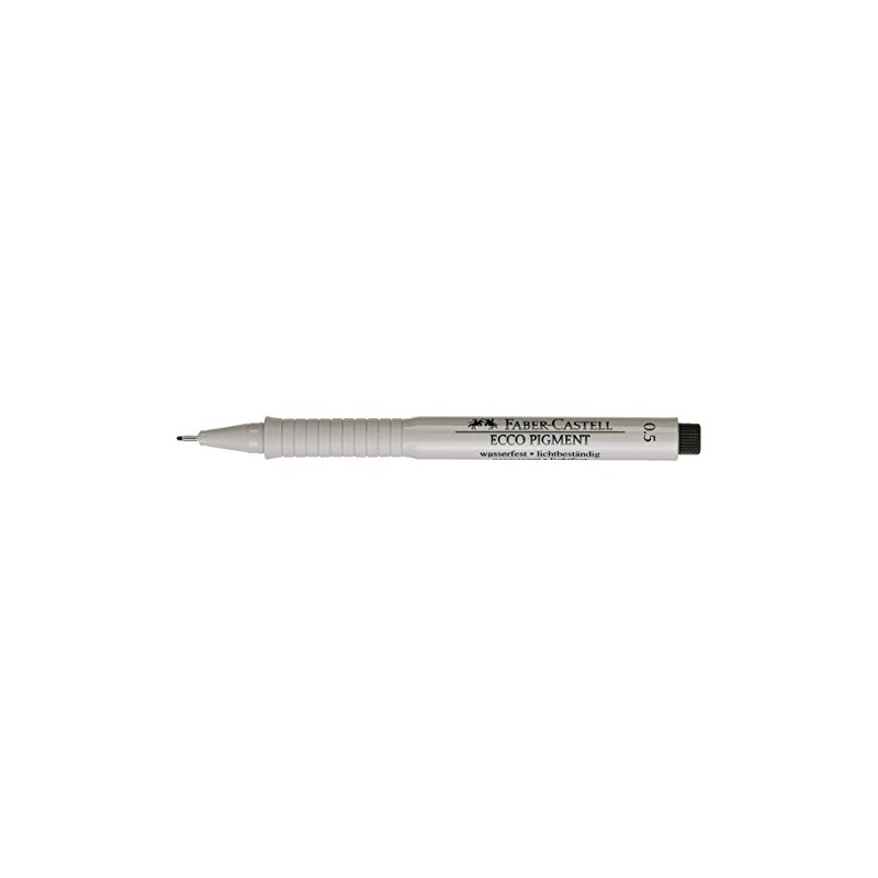 Faber Castell 166599 0.5 mm Ecco Pigment Fibre-Tip Pen -