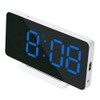 LED Mirror Alarm Clock Electronic Alarm Clock Adjustable Mirror Bedside