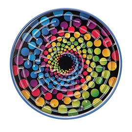 Schylling Tin BB Maze Ball Game - 6" Retro Ball Maze Puzzles in 3 Assorted Styles, Develops Hand Eye Coordination and Strategic Thinking