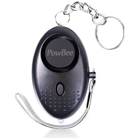 Personal Alarms For Women - Reusable Police Approved 150DB LOUD Security Alarms Keychain with LED Light, Small Personal Safety Alarm for Women Girls Kids and Elderly,Dog Walker,1 PACK Black
