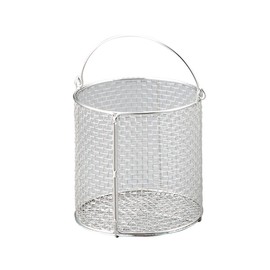 As One Stainless Steel Round Cleaning Basket, Small φ5.9 inches (150 mm), 1-3450-01