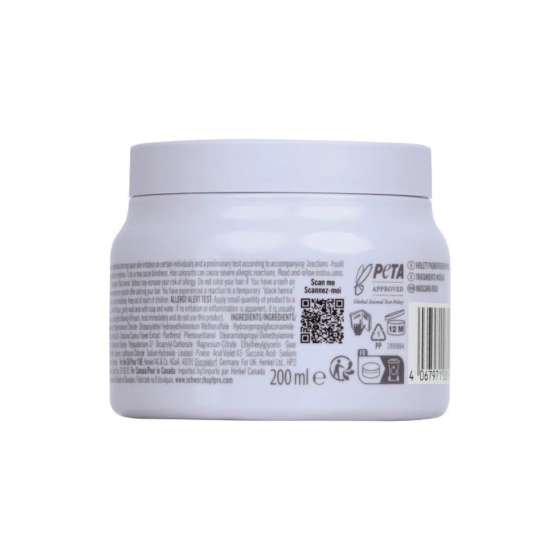 Schwarzkopf Blondme Bond Repair Purple Mask 200mL