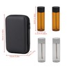 HNOYGNU 5 Pcs Leak-proof Mini Glass Bottles Set, Portable Travel