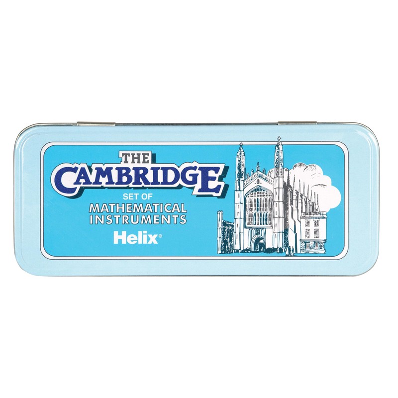 HELIX Cambridge Maths Set with Storage Tin 9 Piece Maths