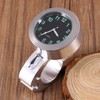 Motorcycle Handlebar Clock, Motorcycle Clock, Waterproof Silver Motorcycle Handlebar Glow