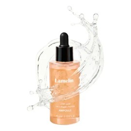 Lamelin 24K Gold Collagen Peptide Ampoule 115ml Serum Facial Coreano Colageno Peptidos Oro 24k Hidratante Anti Edad Luminosidad Firmeza Piel Suave Tex