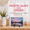 Precision Designs Rectangle Photo Slate with Stand 30cm x 20cm