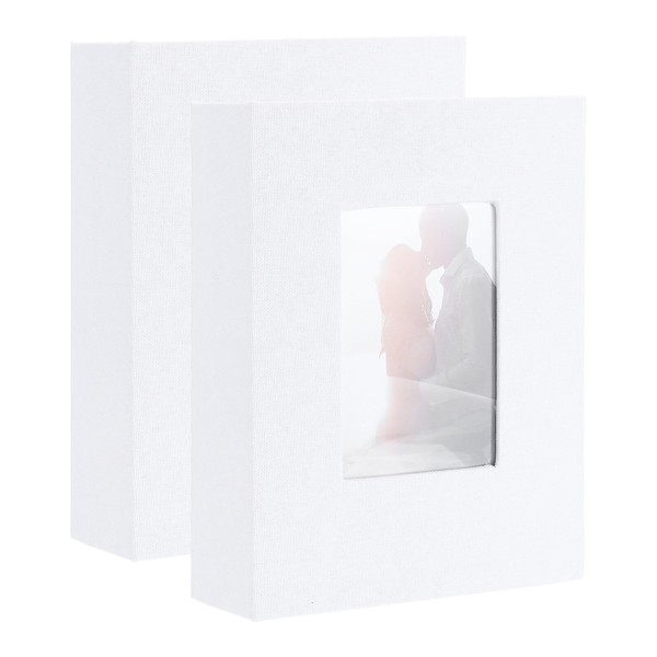 sourcing map Photo Album, 4 x 6 Linen Cover Photo