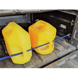 Bungee Cord - SuperBungee Cord 12-inch (18" incl hooks) Stretches to 6ft with Steel-Core Non-Scratch Hooks