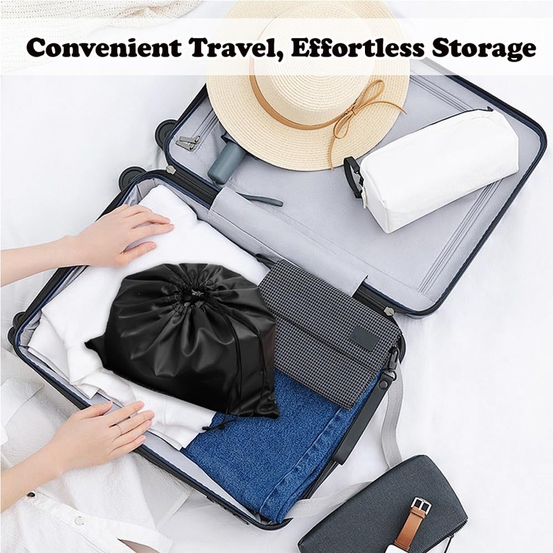 2 PCS 50×40cm Dust Bags for Handbags White Black Purse