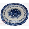 Gzhel Porcelain salad dish bowl server Hand-painted authors work