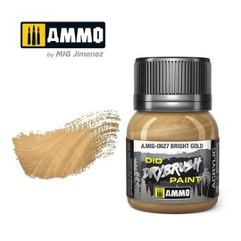 (MIG AMMO) CG0627 Drybrush Paint - Bright Gold / (MIG AMMO)CG0627 드라이브러쉬용 도료 - 밝은 금색
