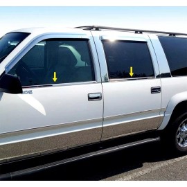 Best for Less 1992-1999 Chevy Suburban  4Pc Window Sill Trim Stainless Steel Overlay